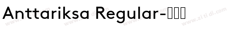 Anttariksa Regular字体转换